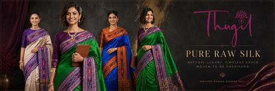 Pure Raw Silk Sarees