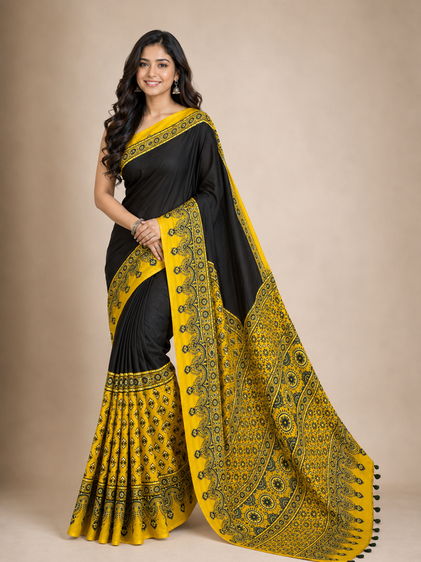 Devika - Pure Modal Ajrakh Print