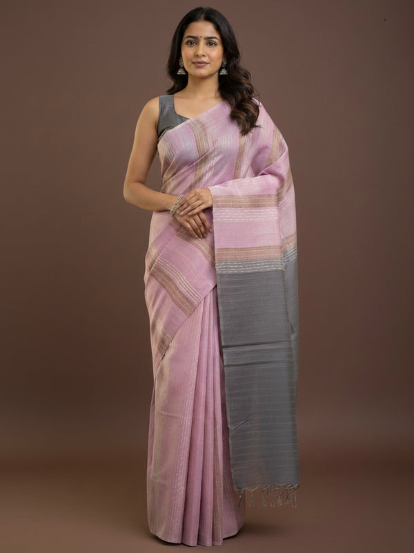 Ayra - Premium Semi Tussar Silk Saree - Thugil