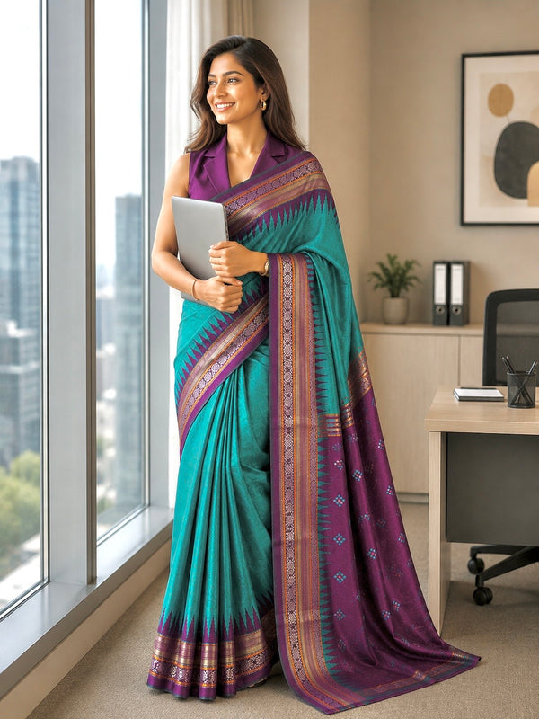 Varshini -Pure Raw Silk (Silkmark Certified)