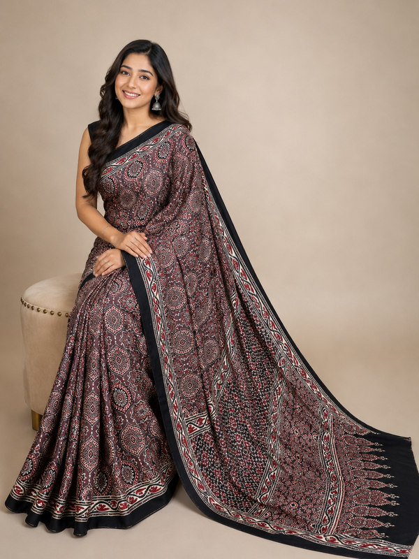 Sonika - Pure Modal Ajrakh Print