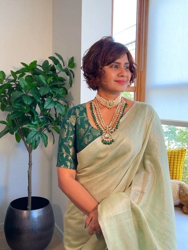 Tissue Linen - Pastel Green - Thugil