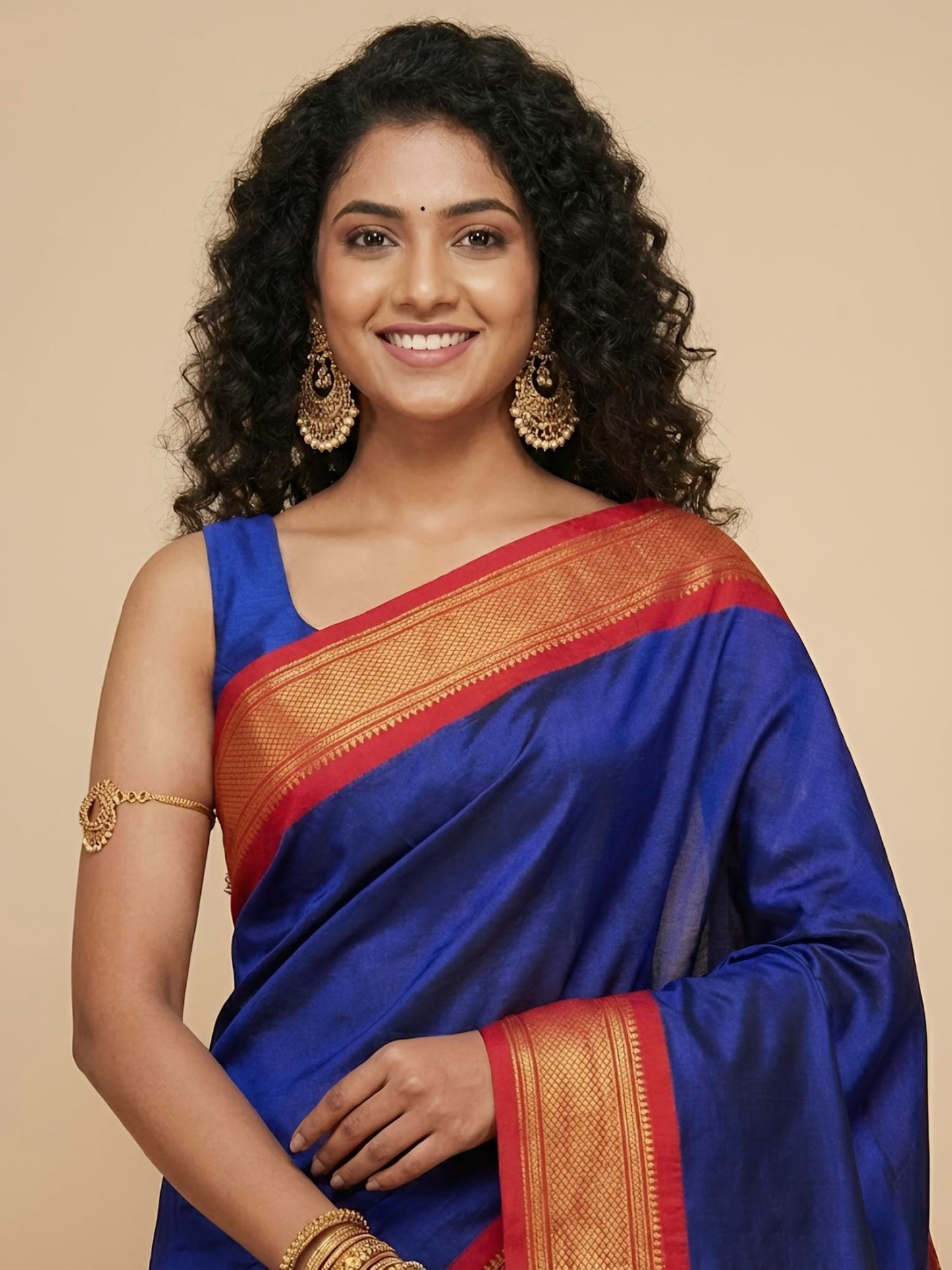 Rubi-Irkal Paithani Pure Silk Saree