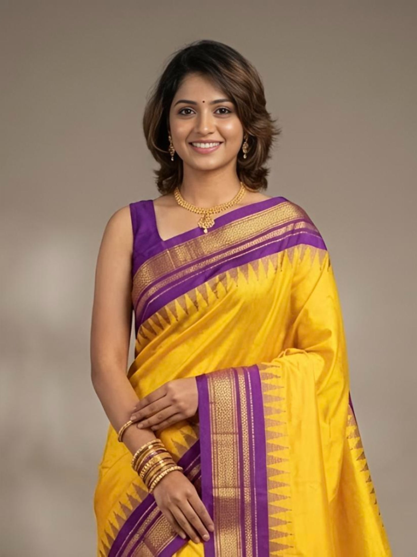 Janasaya-Irkal Paithani Pure Silk Saree