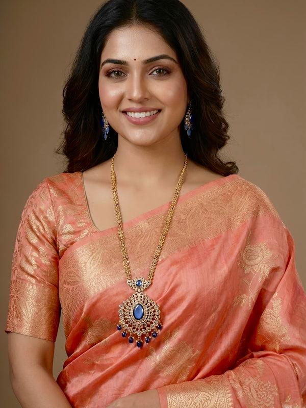 Saptha- Pure Tussar Silk Jamdani Jari Buta Saree(Silkmark certified)