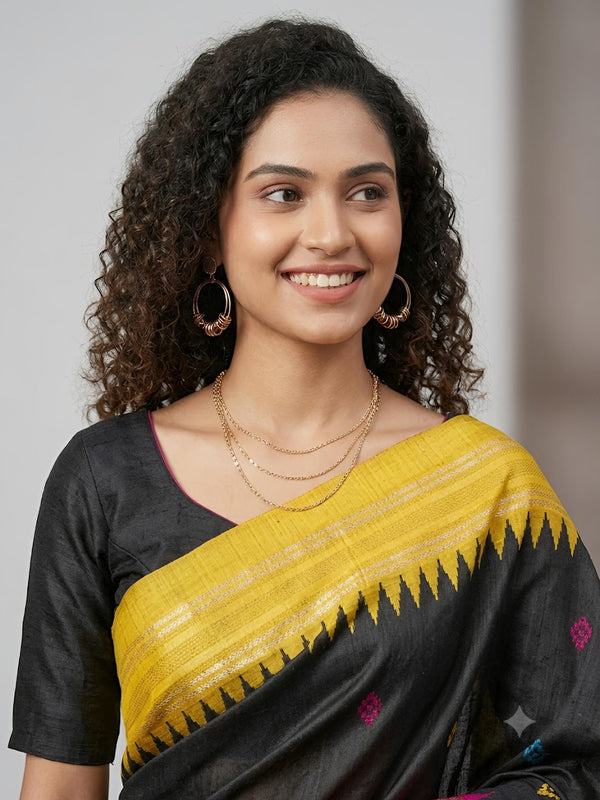 Kayalvizhi-Pure Raw Silk (Silkmark Certified)