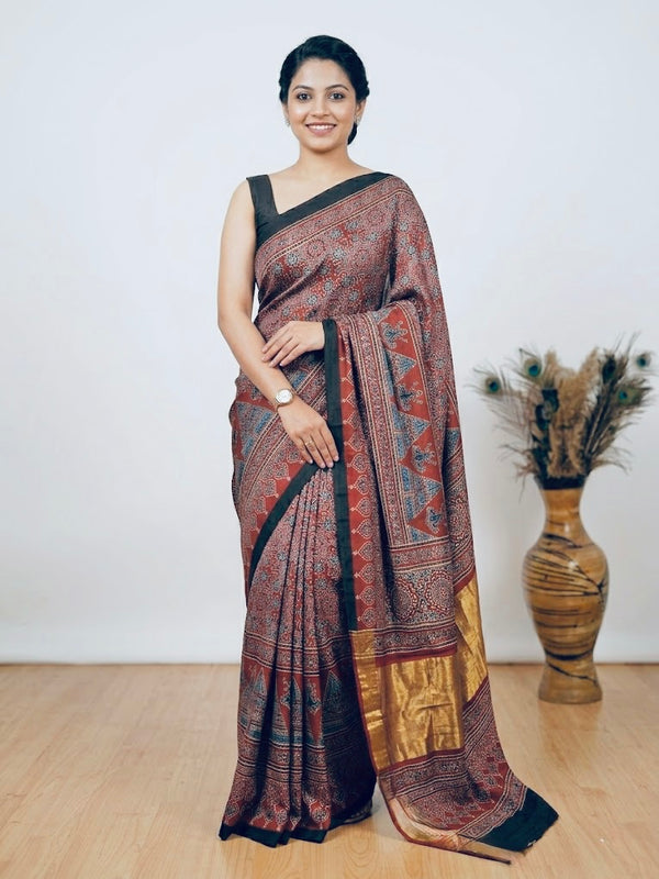 Monika - Pure Modal Ajrakh Print
