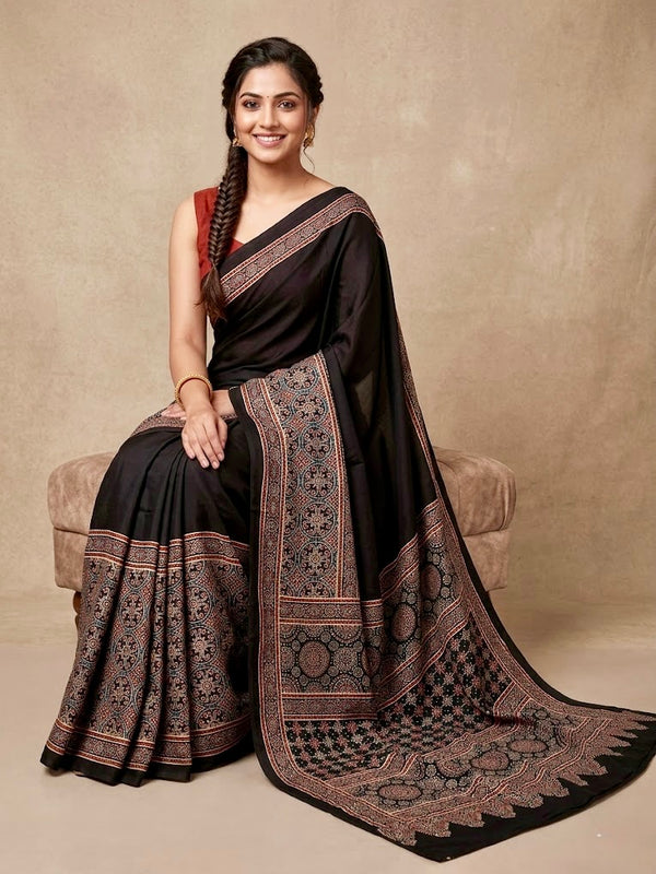 Shivani - Pure Modal Ajrakh Print