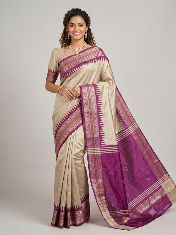 Devika - Pure Raw Silk (Silkmark Certified)