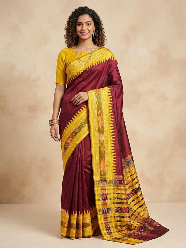 Vedhika - Pure Raw Silk (Silkmark Certified)