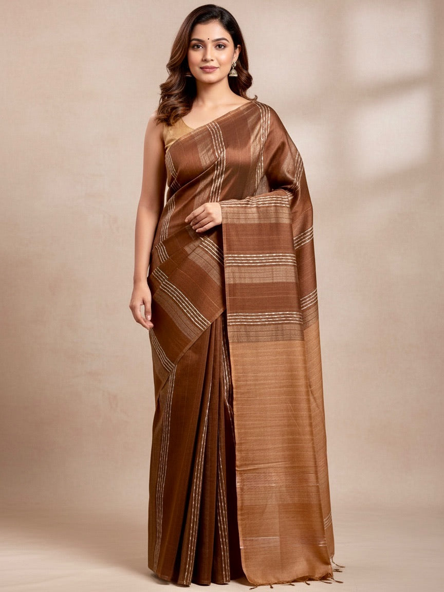Pari- Premium Semi Tussar Silk Saree