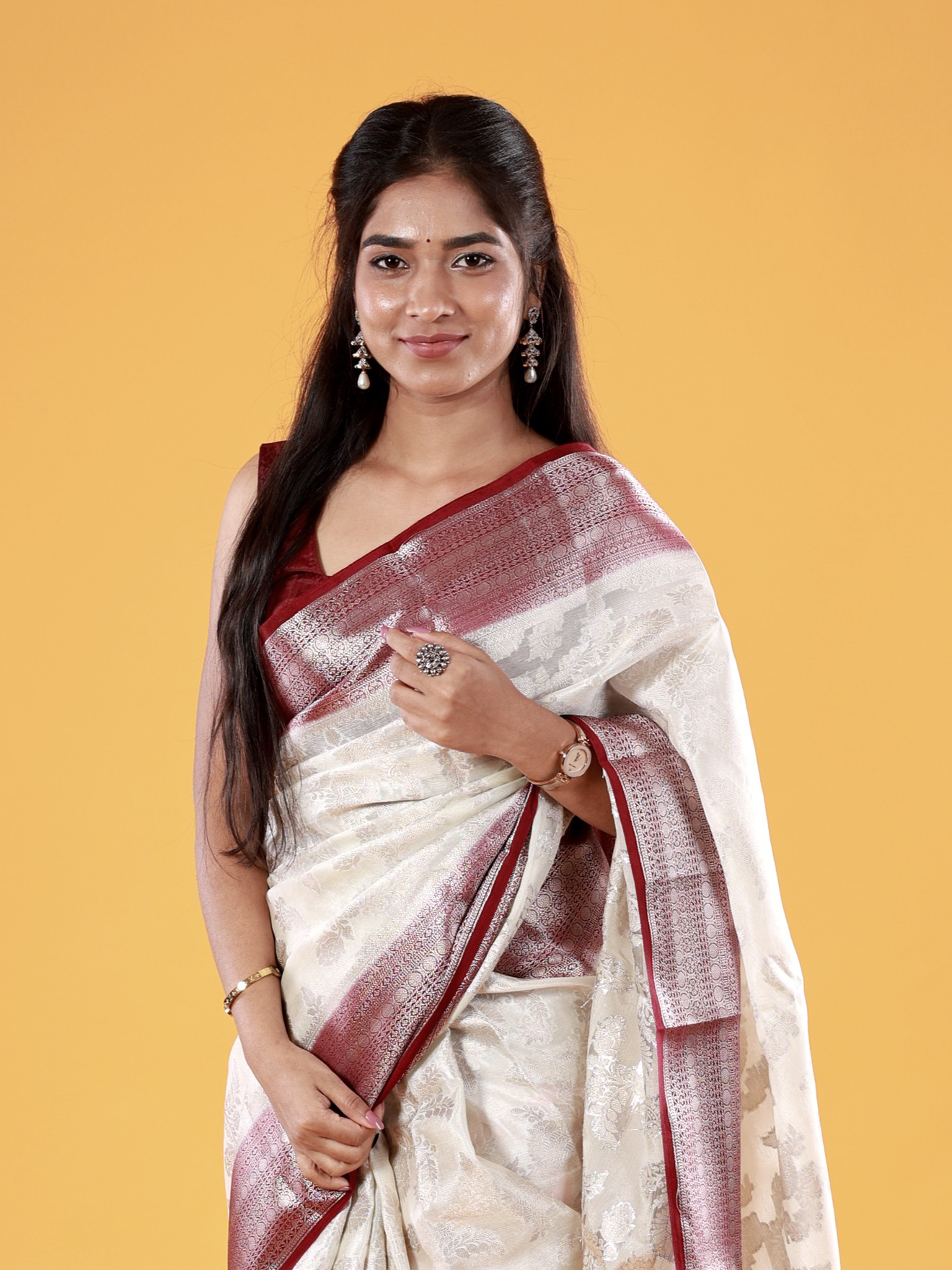 Semi Georgette Saree