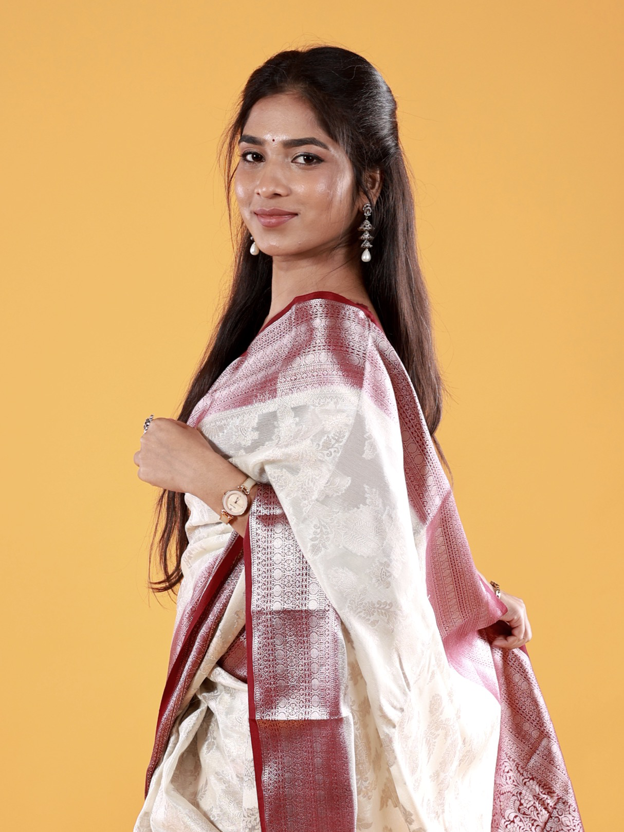 Semi Georgette Saree