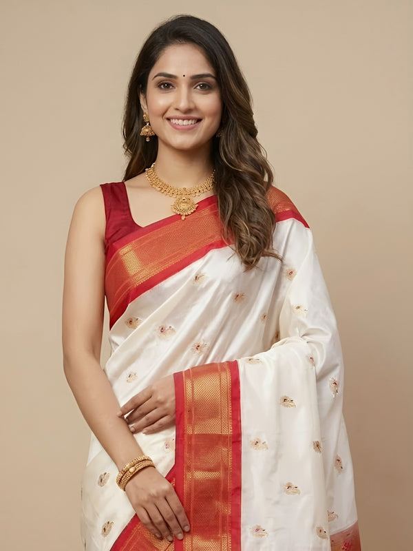 Iniyaal– Kadiyal Paithani Pure Silk Saree