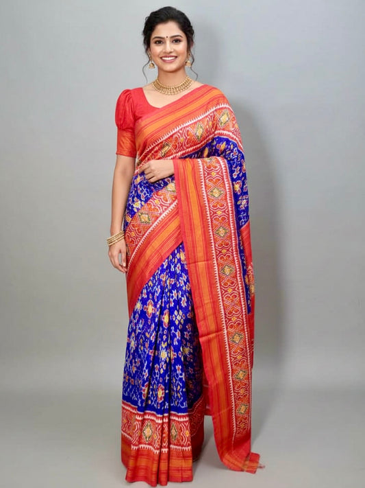 Dinesha– Ikkat Pure Silk Saree