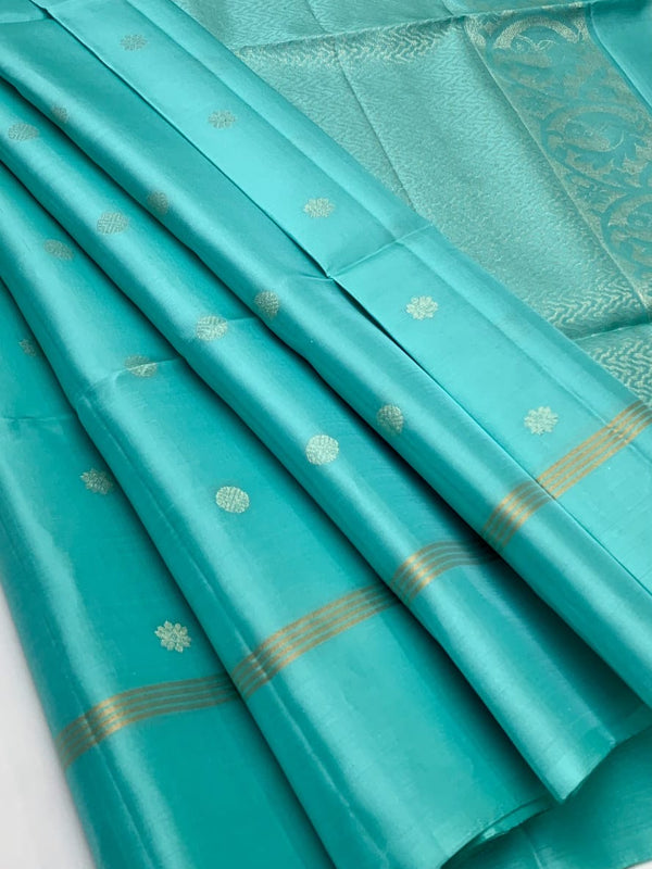 Parasakti -Pure Handloom  Double Warp Soft Silk Saree[Silk Mark Certified]