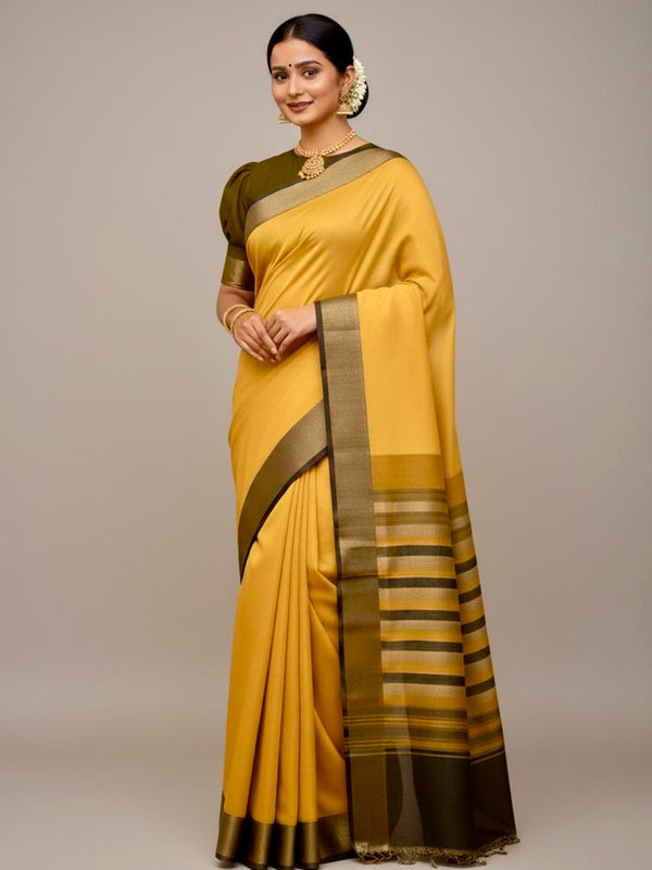 Bhavya -Maheshwari Silk Saree - Thugil