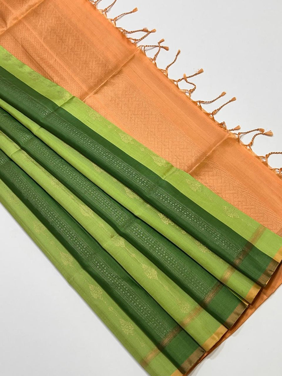 Buela-Pure Handloom Double-Warp Soft silk Sarees[Silk Mark Certified]