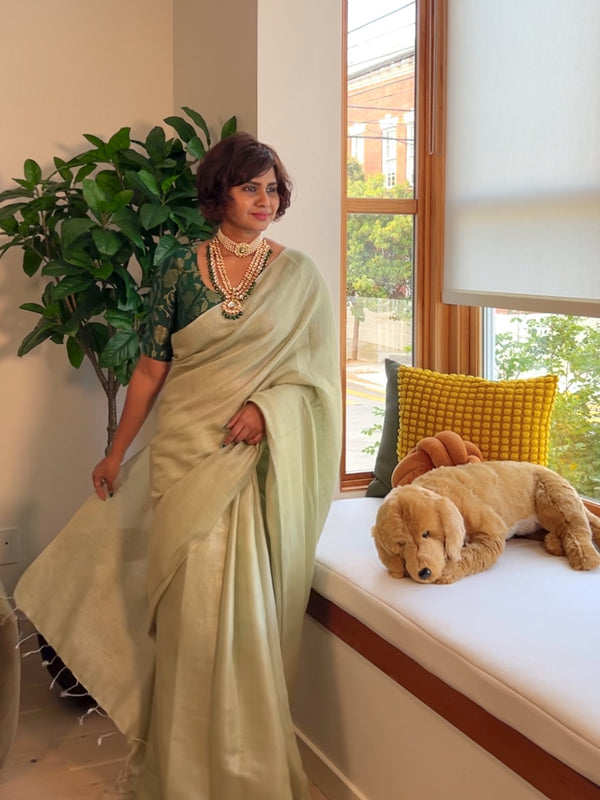 Tissue Linen - Pastel Green - Thugil