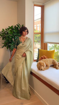 Tissue Linen - Pastel Green - Thugil