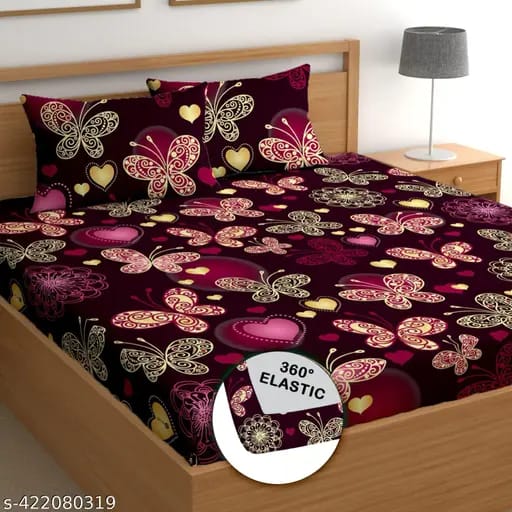 Sippi All Round Elastic Fitted Double Bedsheet
