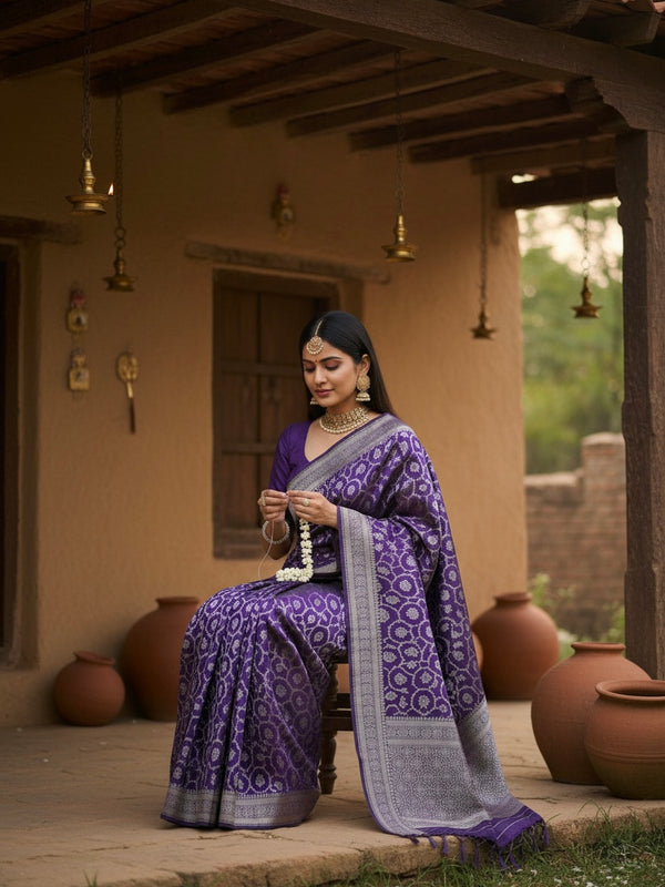 Chitra Pure Banarasi Mashru Silk - Thugil