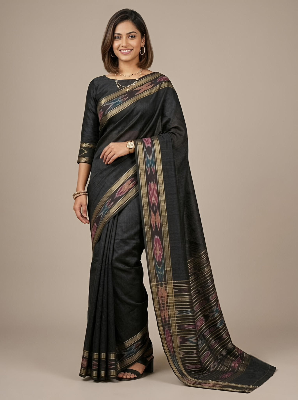 Madhangi-Pure Raw Silk (Silkmark Certified)