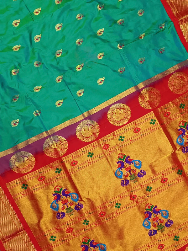 Urvasi – Kadiyal Paithani Pure Silk Saree