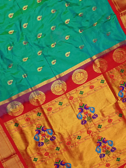 Urvasi – Kadiyal Paithani Pure Silk Saree