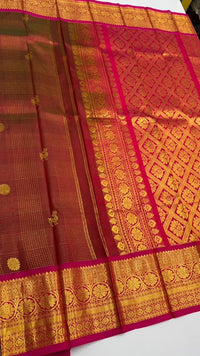 Amirdha-Thirubuvanam Pure Handloom Silk Saree[Silk Mark Certified]