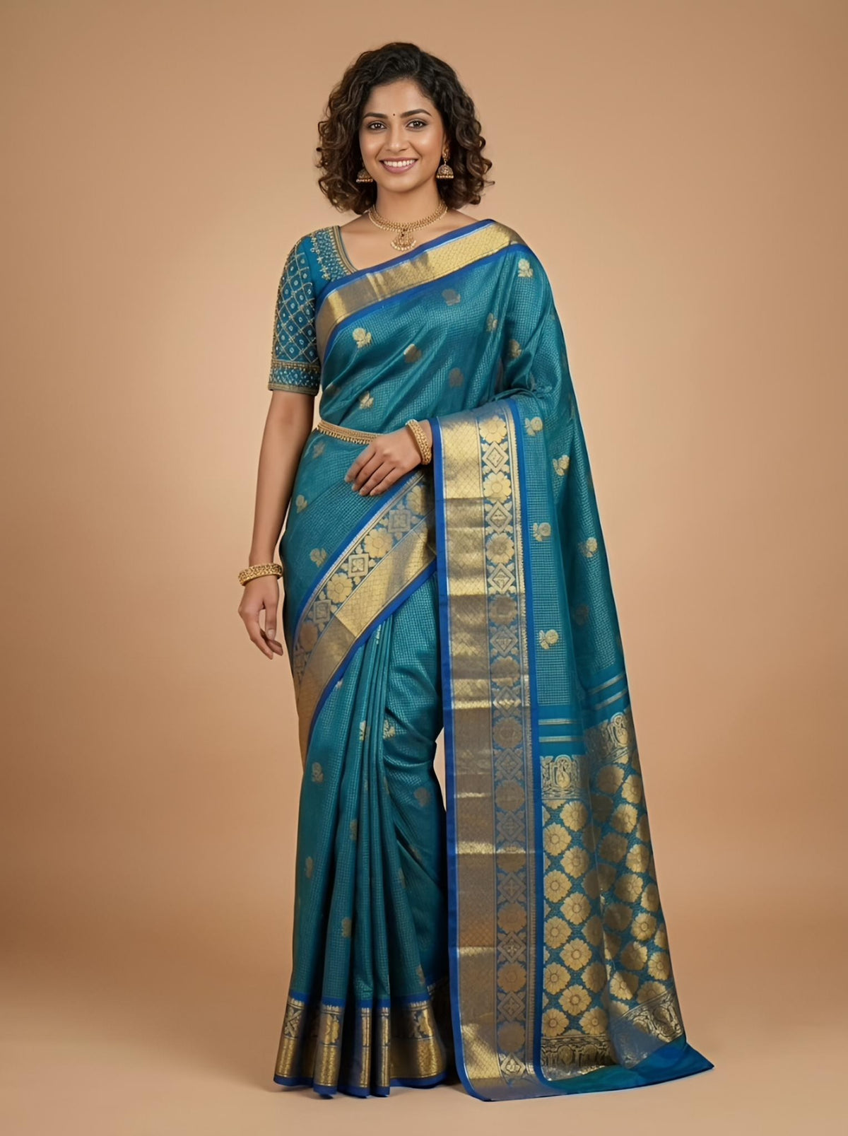 Adhiya-Thirubuvanam Pure Handloom Silk Saree[Silk Mark Certified]