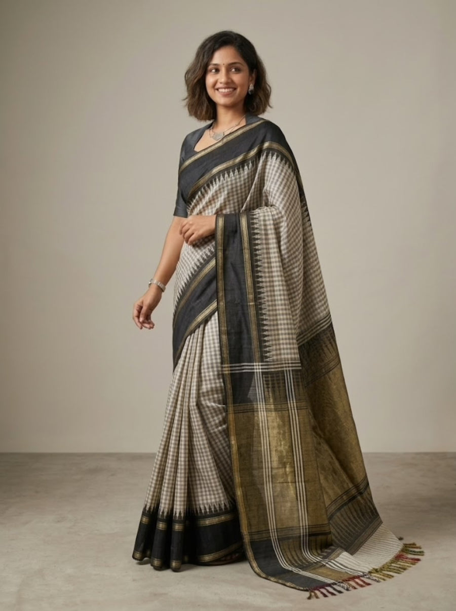 Saga-Pure Raw Silk (Silkmark Certified)