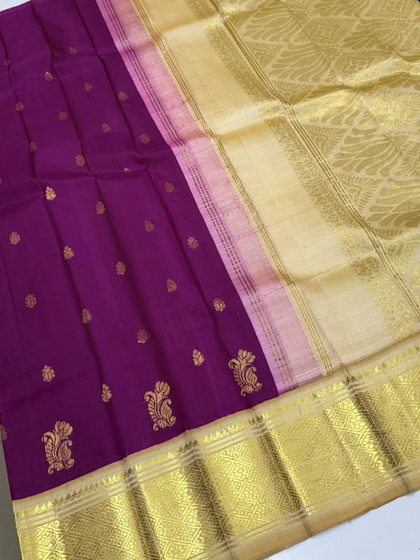 Kundhavai-Thirubuvanam Pure Handloom Silk Saree[Silk Mark Certified]