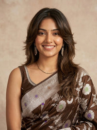 Babee -Banarasi Mashru Mina Pure Silk