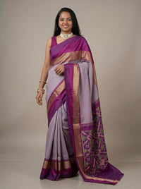 Abisha – Pochampally Double Ikkat Pure Silk Saree (Silk Mark Certified)