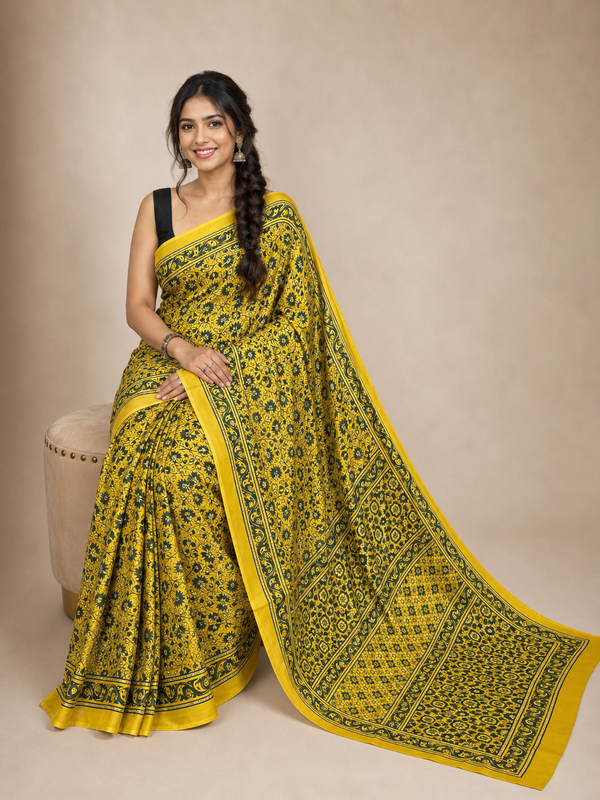 Shifa -  Pure Modal Ajrakh Print