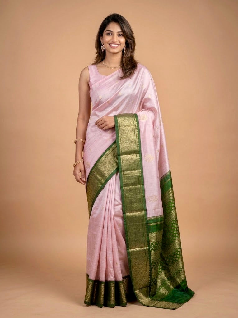 Kathayayini -Thirubuvanam Pure Handloom Silk Saree[Silk Mark Certified]