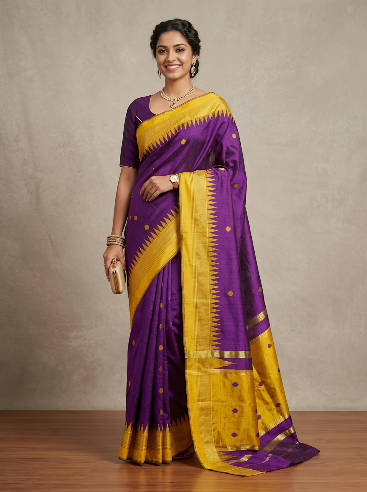 Arasi-Pure Raw Silk (Silkmark Certified)