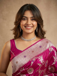 Dorathy -Banarasi Mashru Mina Pure Silk