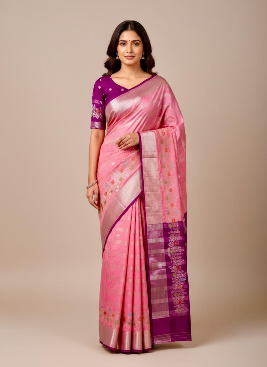 Avni – Banarasi Katan Silk Saree - Thugil