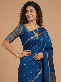 Vimalayani-Pure Handloom  Double Warp Soft Silk Saree[Silk Mark Certified]