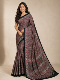 Sonika -  Pure Modal Ajrakh Print