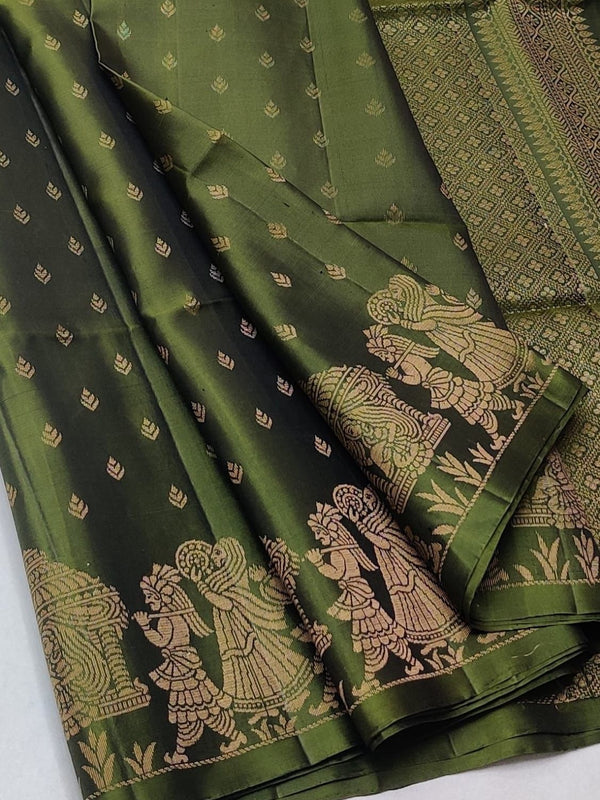 Jalani -Pure Handloom  Double Warp Soft Silk Saree[Silk Mark Certified]