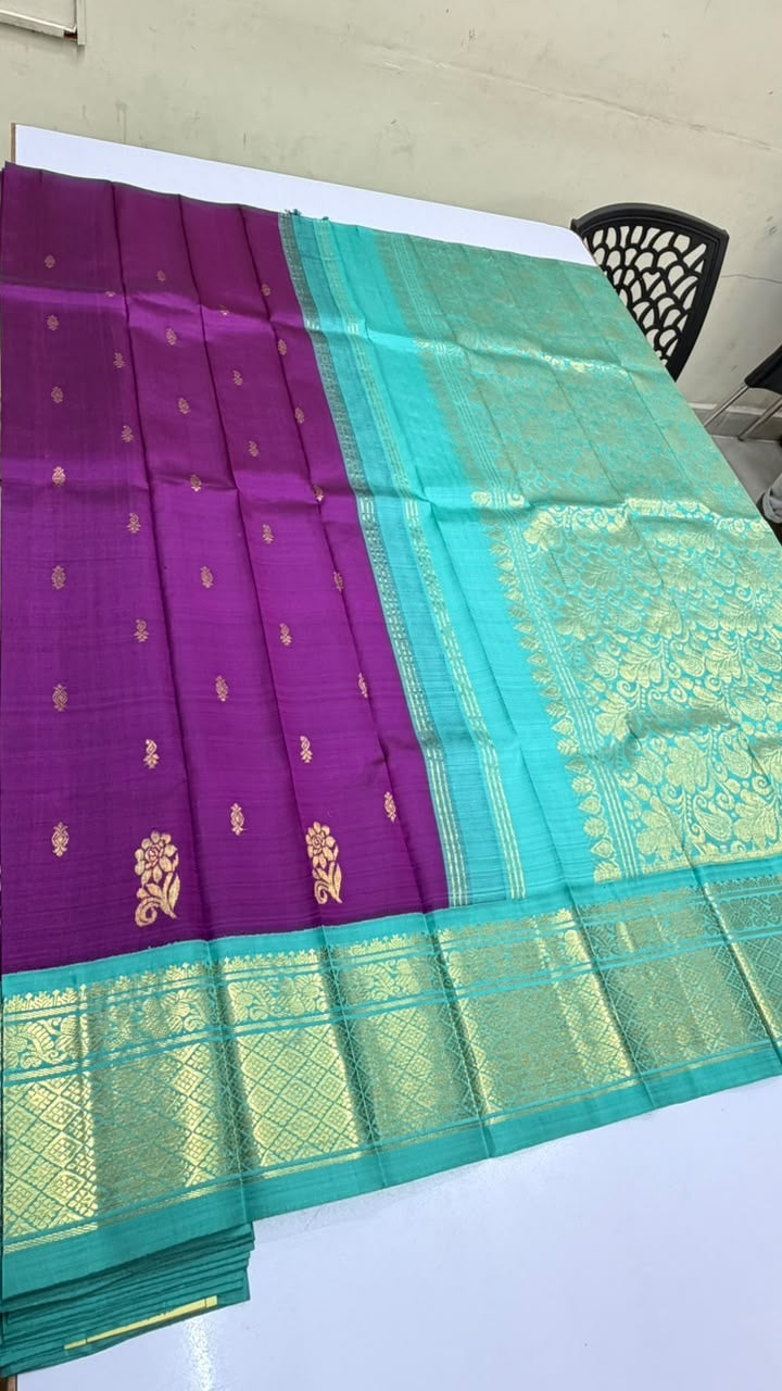 Ramanee-Thirubuvanam Pure Handloom Silk Saree[Silk Mark Certified]