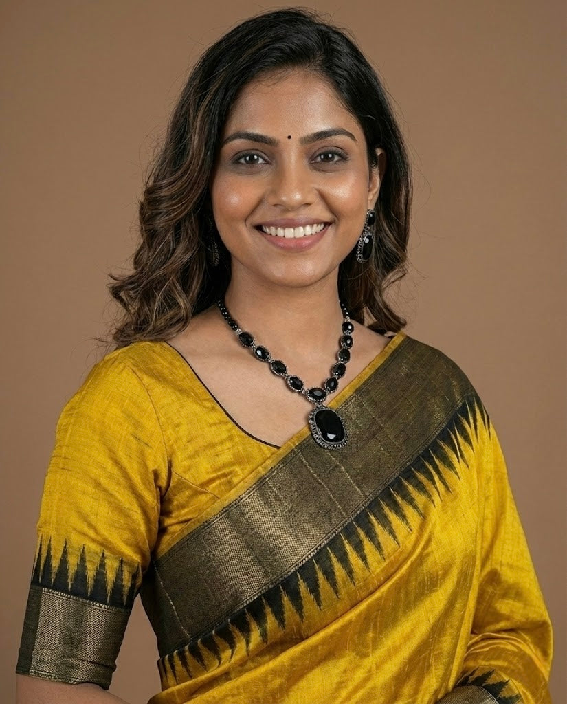 Meyazhagi- Pure Raw Silk Saree(Silkmark Certified)