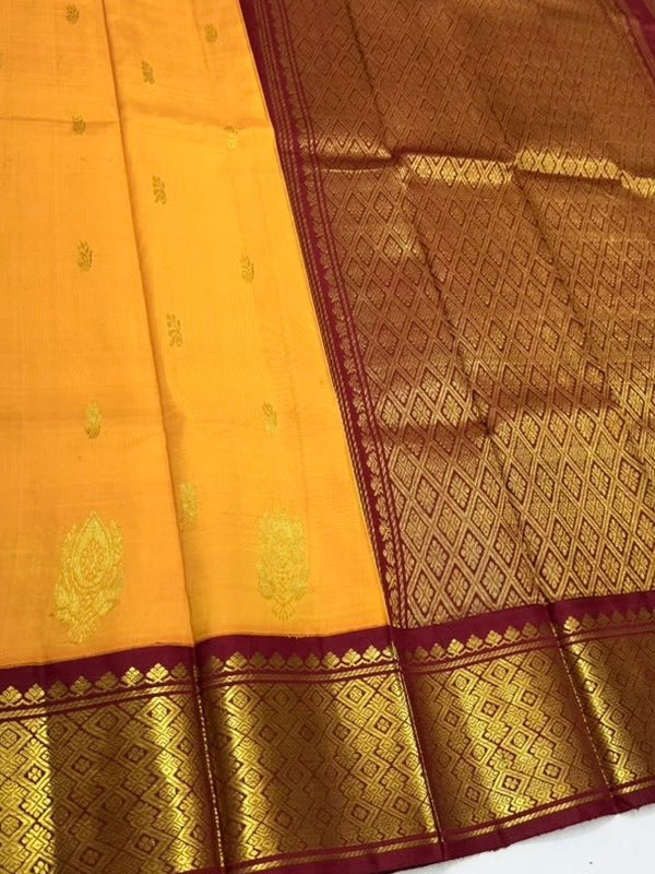 Ramona-Thirubuvanam Pure Handloom Silk Saree[Silk Mark Certified]