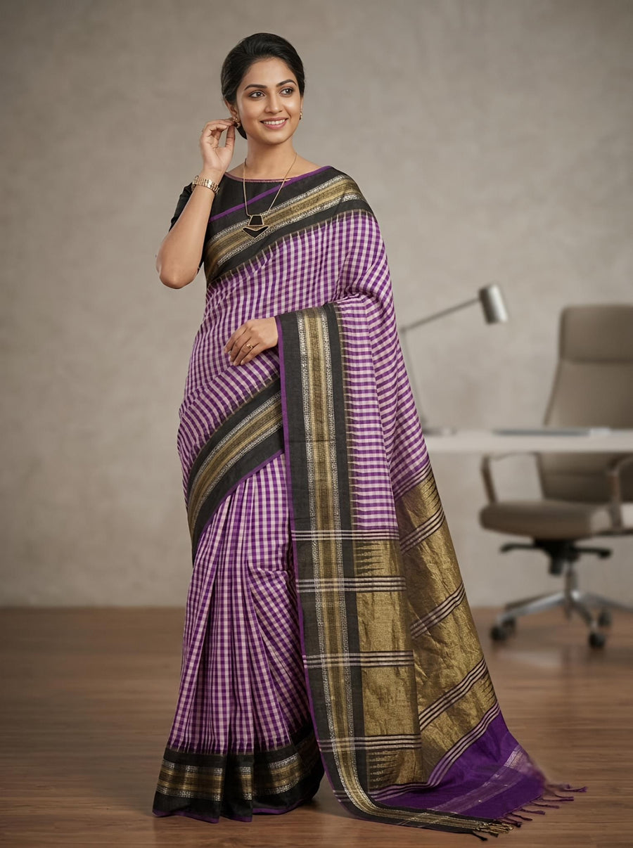 Amudhini-Pure Raw Silk (Silkmark Certified)