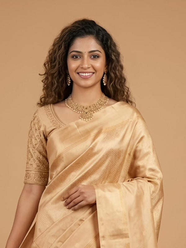 Roja -Pure Handloom  Double Warp Soft Silk Saree[Silk Mark Certified]