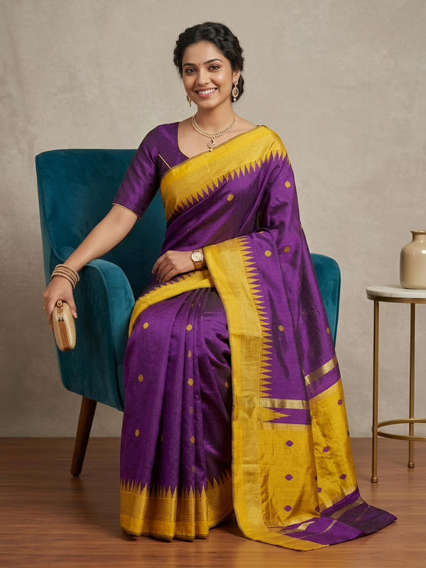 Arasi-Pure Raw Silk (Silkmark Certified)