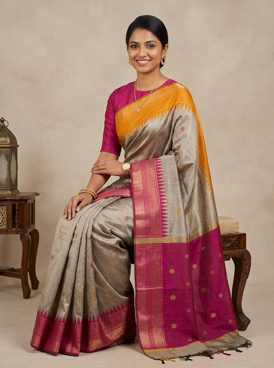 Kokii -Pure Raw Silk (Silkmark Certified)